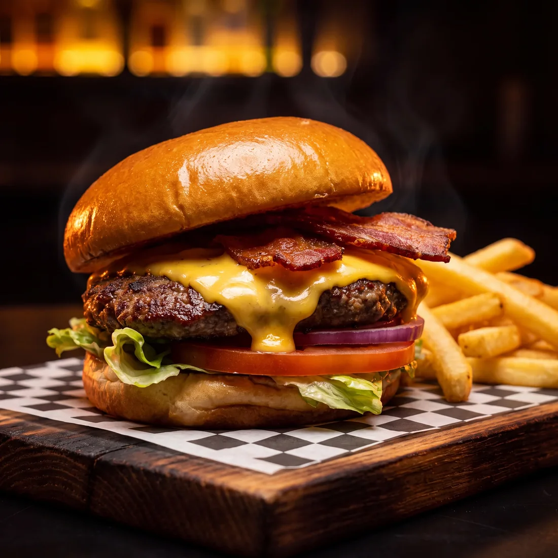Bacon Cheeseburger at Rush Hour