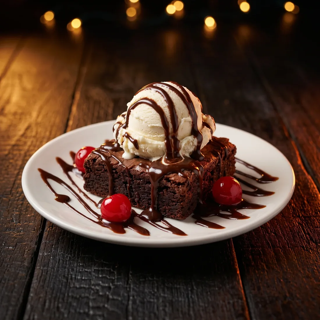 Brownie Sundae at Rush Hour