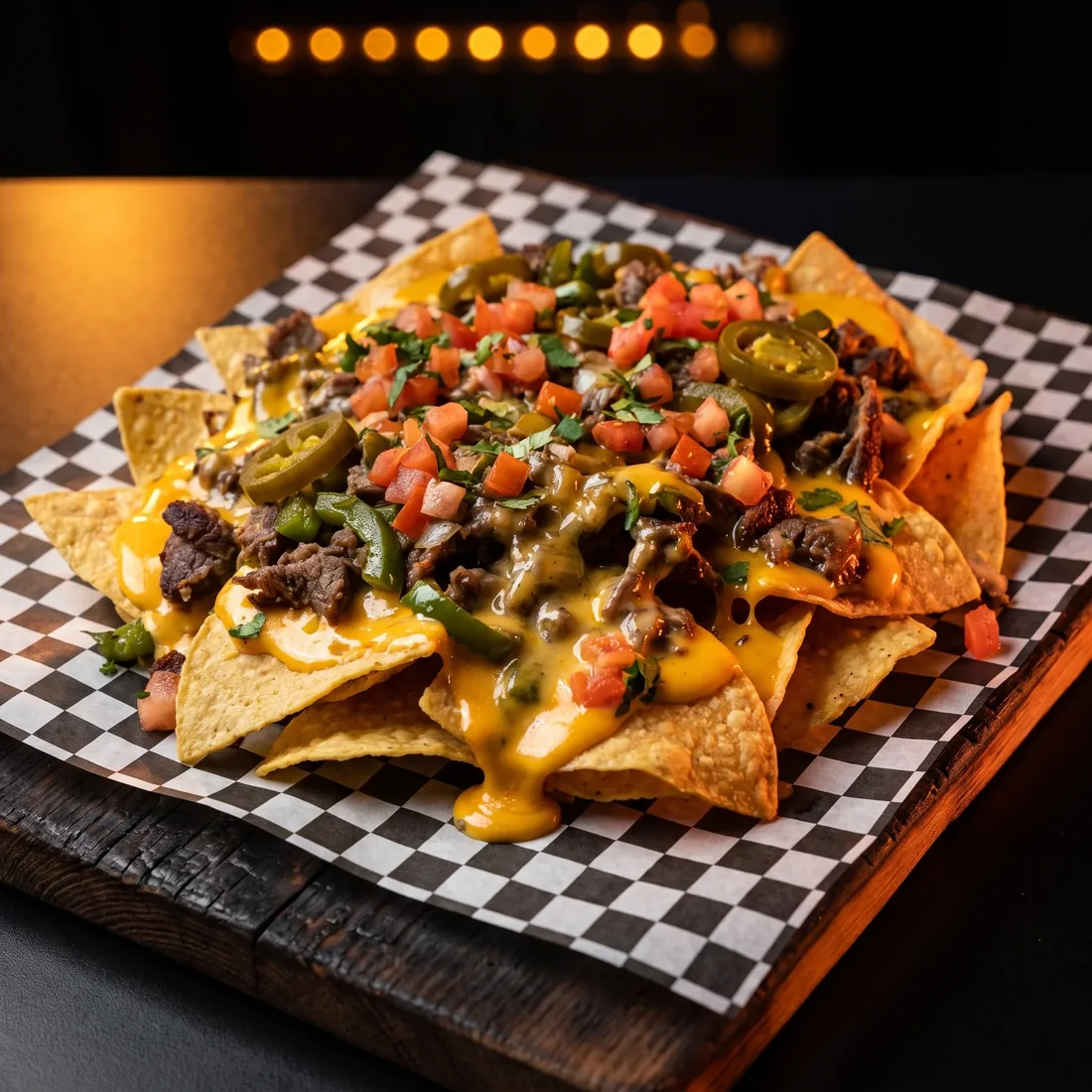 Cheesesteak Nachos at Rush Hour