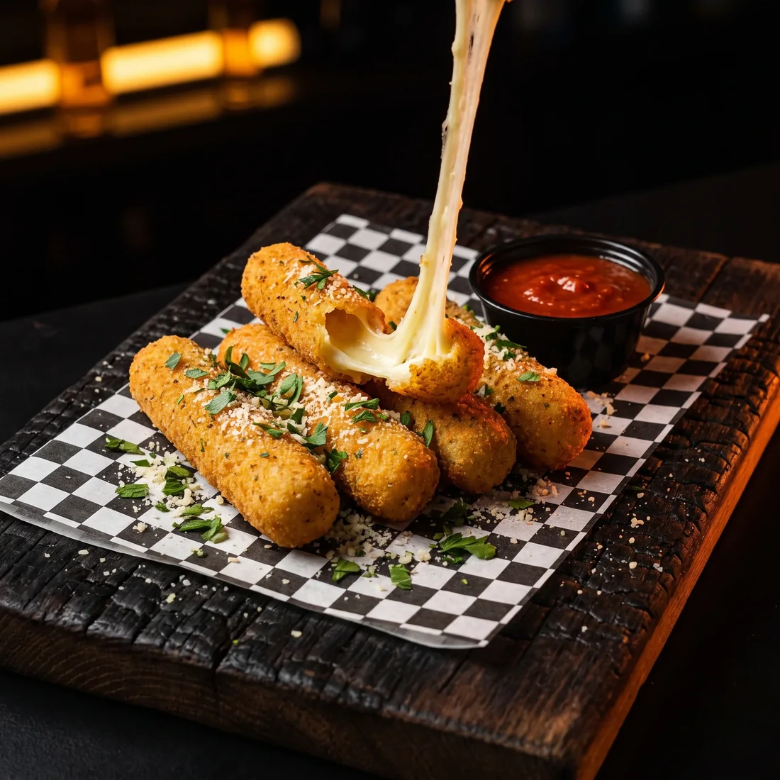 Mozzarella Sticks at Rush Hour