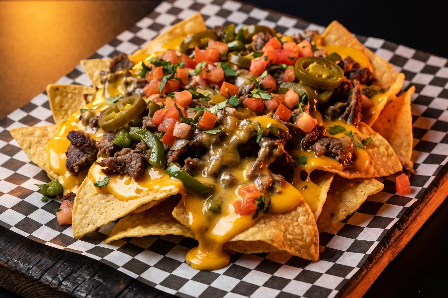 Cheesesteak nachos