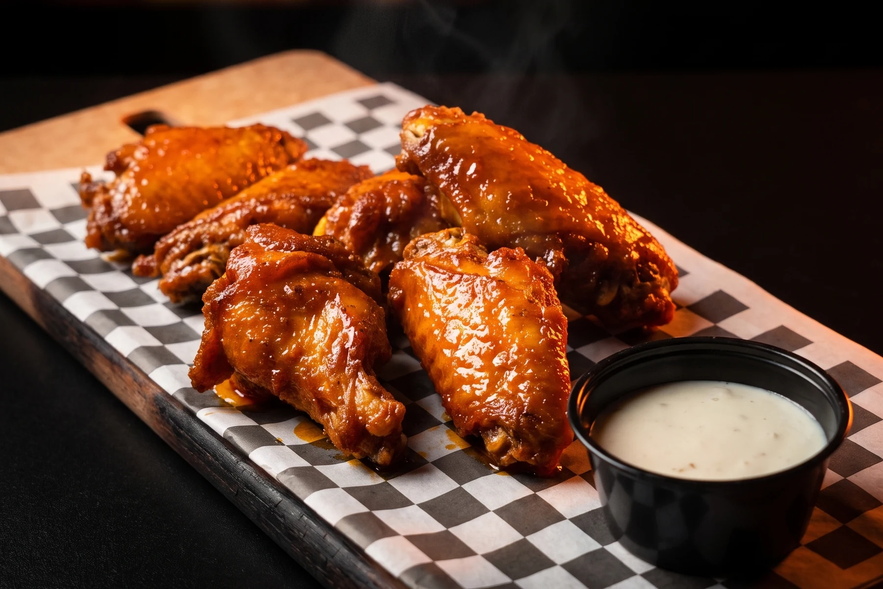 Jumbo wings, buffalo mild